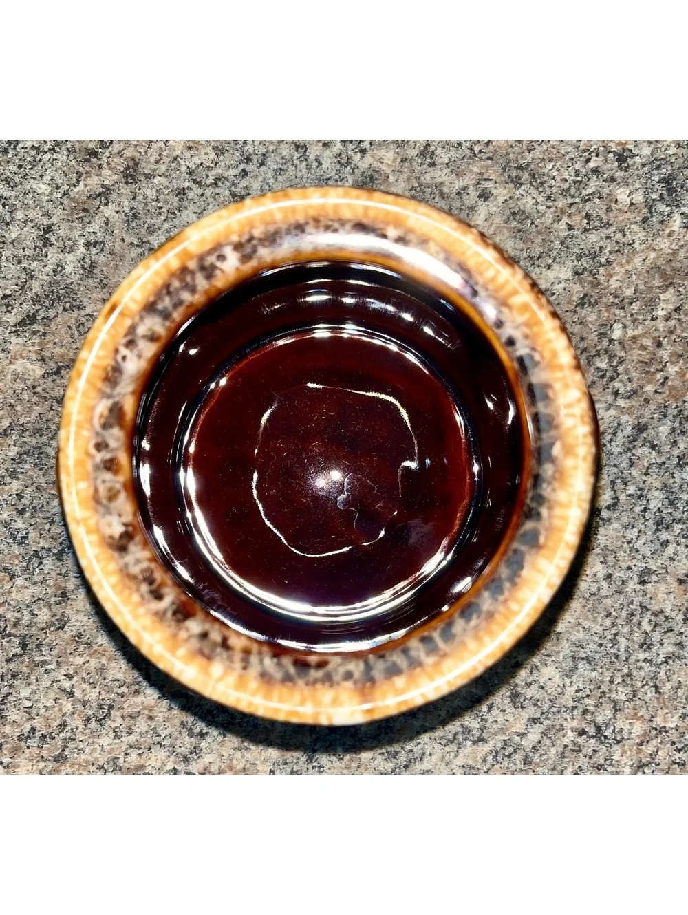 Vintage Hull Pottery House n Garden Brown Drip Pot Open Sugar Bowl USA